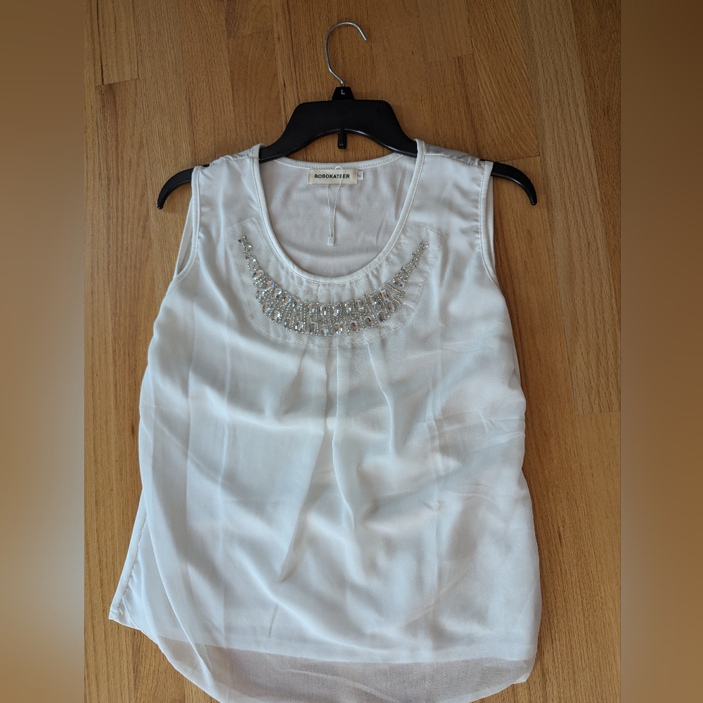Never worn white tank